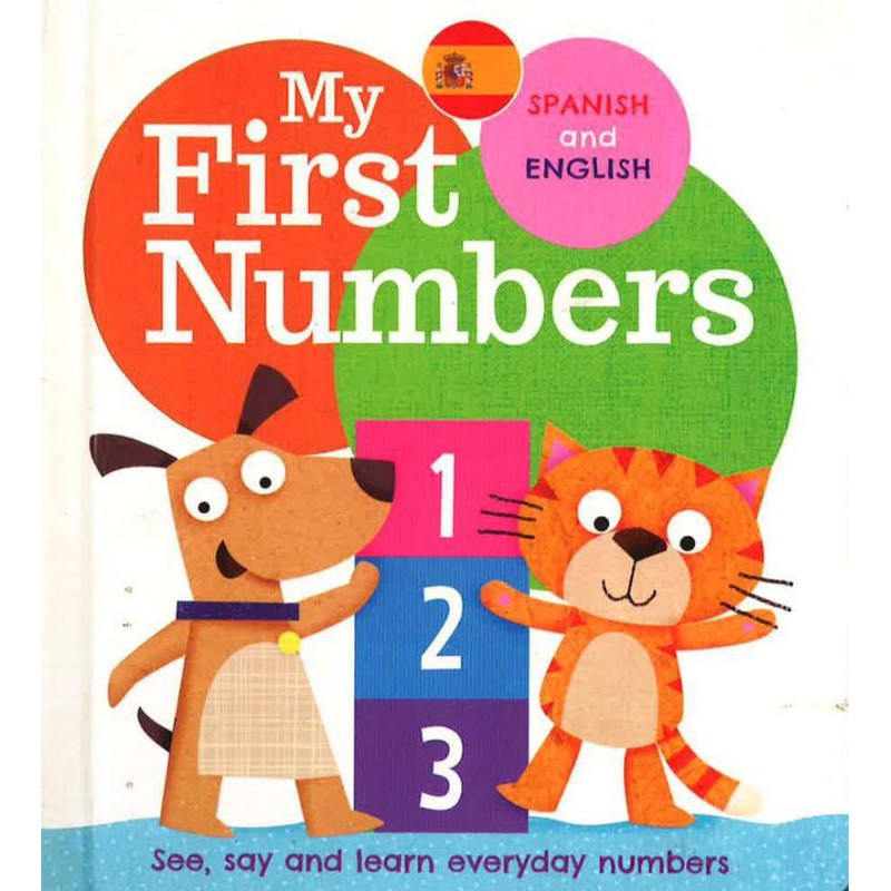 first words board book: my first number spanish and english