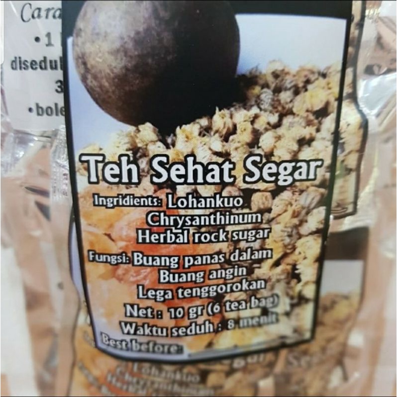 

Teh Panas Dalam Sehat Segar Lohankuo Chrysantemum