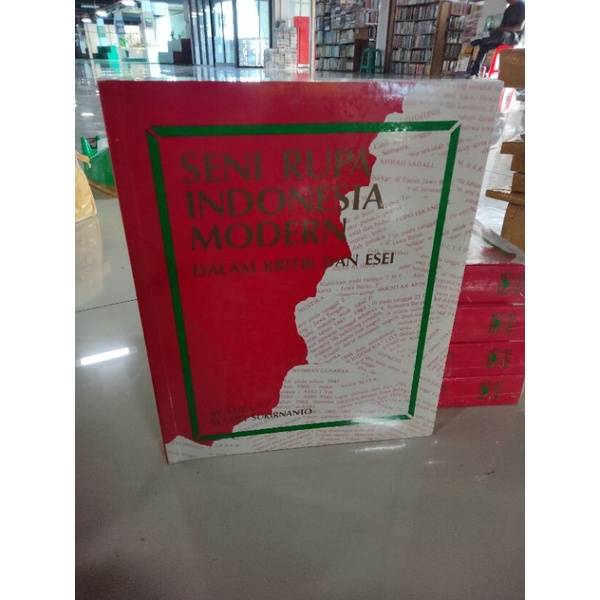 buku original - seni rupa Indonesia modern oleh mustika
