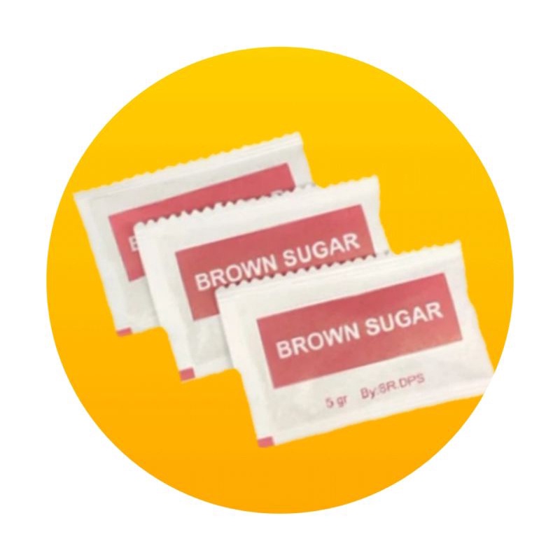 

Brown Sugar kemasan sachet isi 250pcs