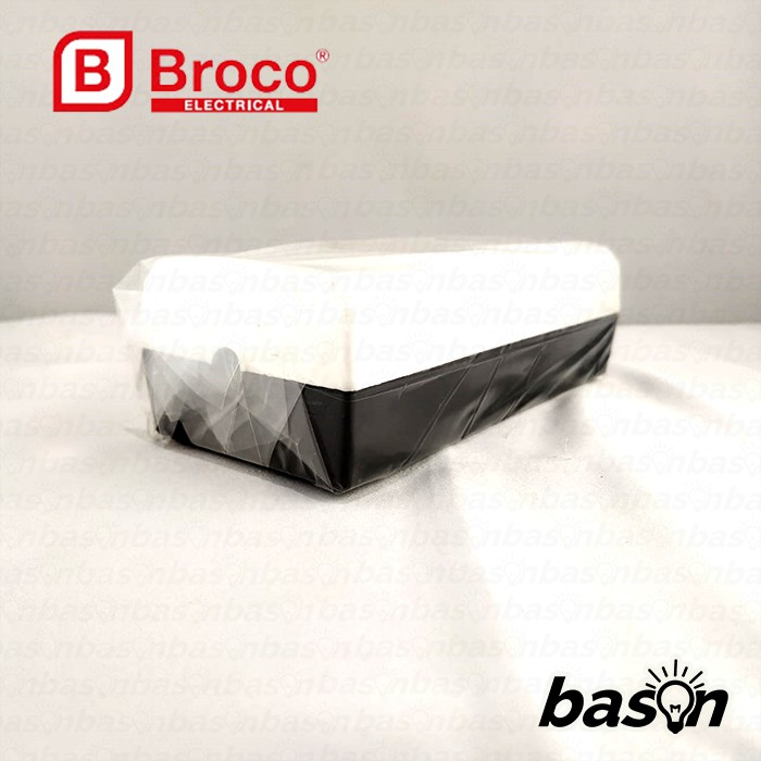 BROCO 15321 Stop Kontak Outbow 2 Lubang - 16A 250V dengan Child Protection