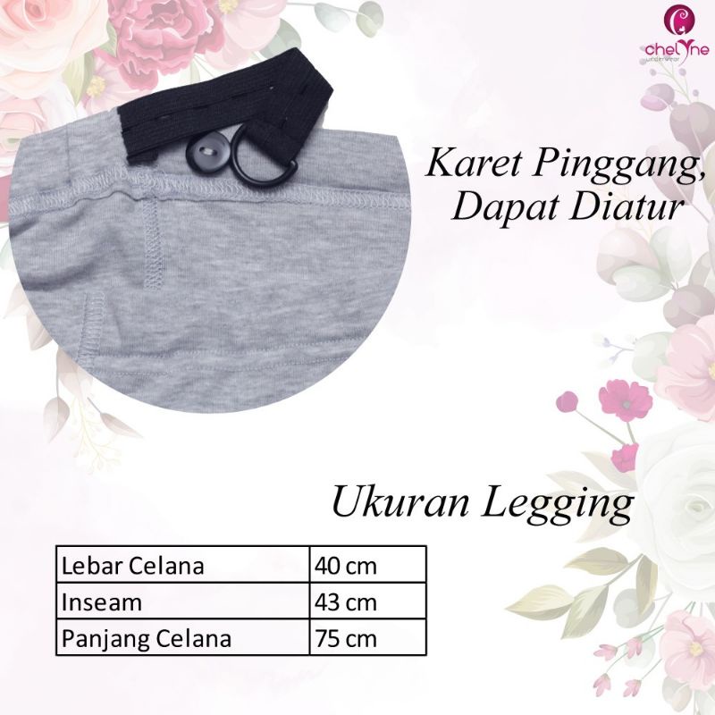 CHELYNE Celana Legging Hamil 7/8 HJ  136 Maternity Collection