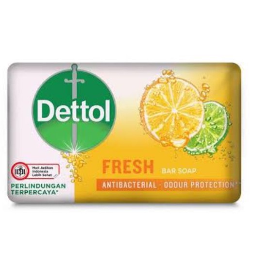 ORIGINAL DETTOL BAR SOAP FRESH 100 G / SABUN MANDI BATANG DETTOL FRESH 100 GRAM