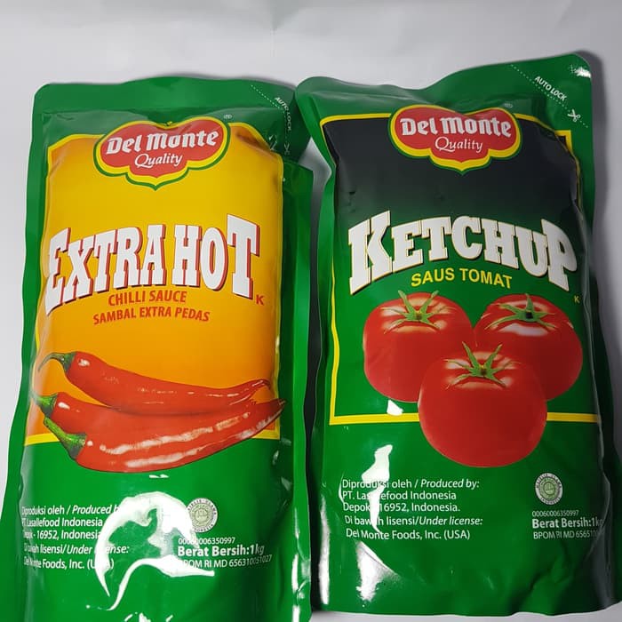 DelMonte saus Tomat dan EXTRA HOT/EURO GOURMET 1kg