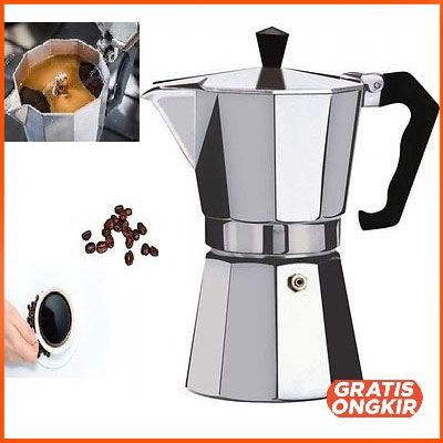 Espresso Coffee Maker Stovetop Filter 150ml 3 Cups JF112