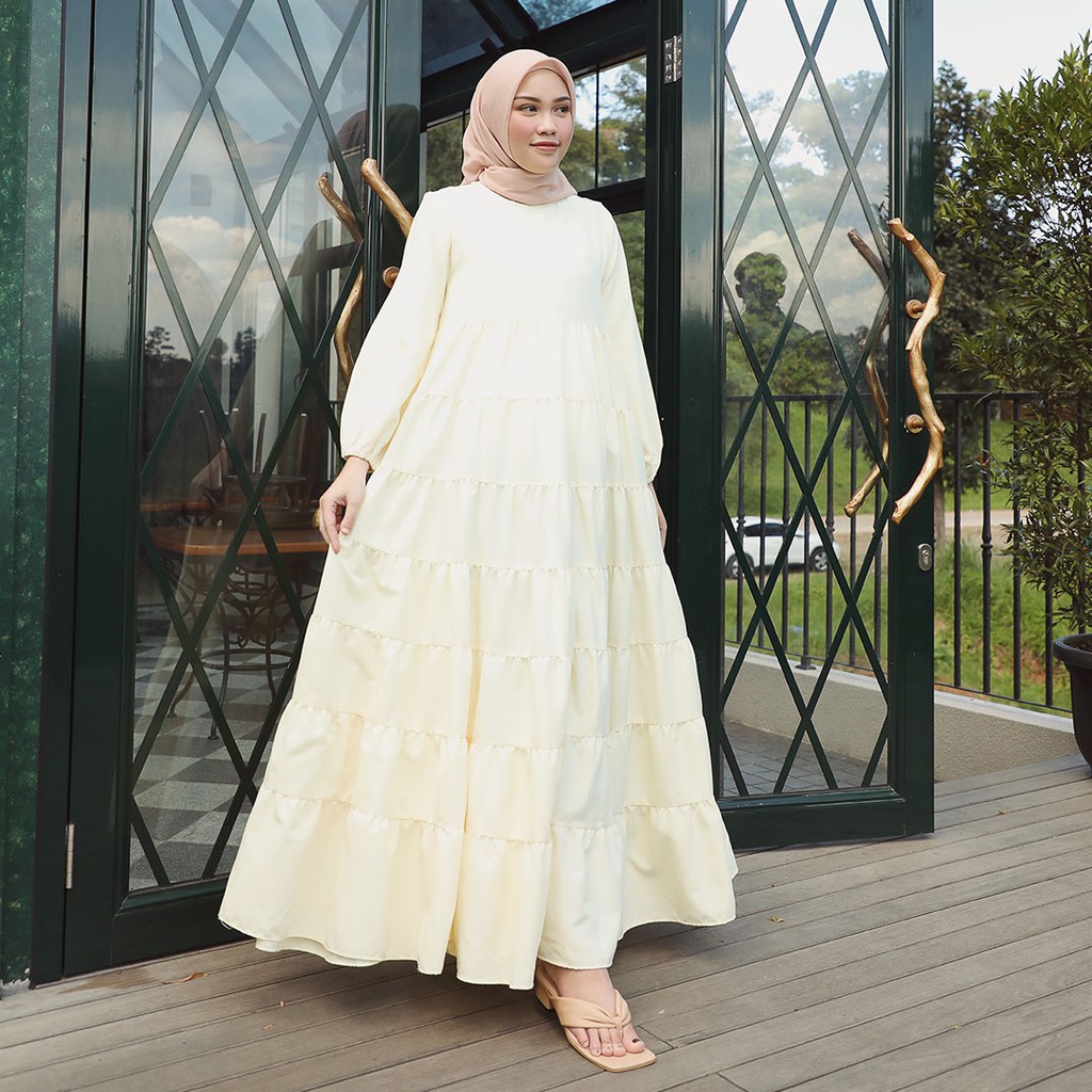 Defect HijabChic Finna Yellow Dress