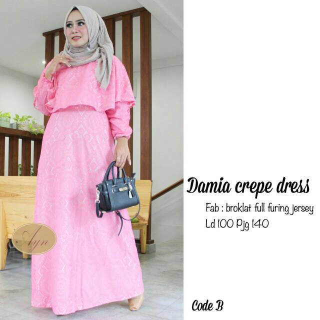 Damia crepe dress