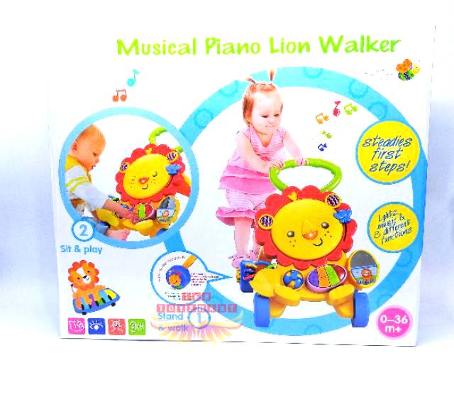 musical piano lion walker
