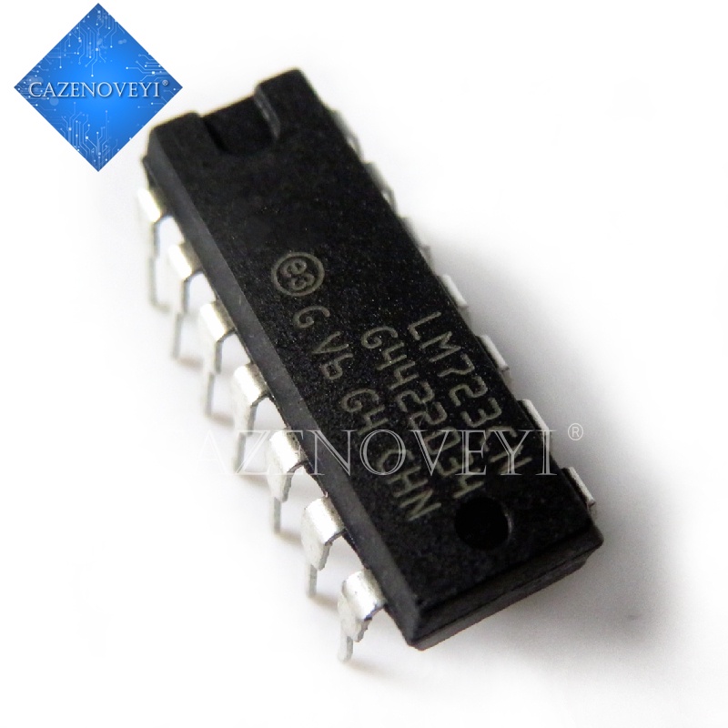 10Pcs Ic LM723CN LM723 DIP Adj. Regulator Tegangan IC 2-37V 150mA