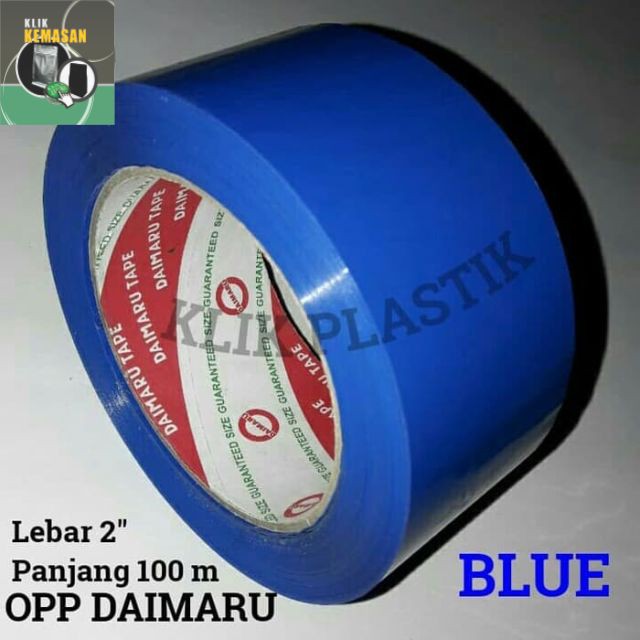 

ISOLASI BIRU 100M/SELOTIP/LAKBAN DAIMARU/OPP/TAPE/LAKBAN POLOS