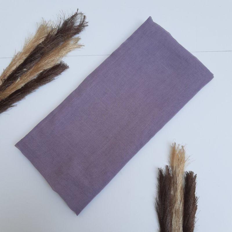 SEGIEMPAT PARIS POLOS PREMIUM AZARA | ANTI LETOY | PARIS VOAL | KERUDUNG MIRACLE MURAH | HIJAB JILBAB SQUARE | JILBAB SEMI PREMIUM SEKOLAH-Light Taro