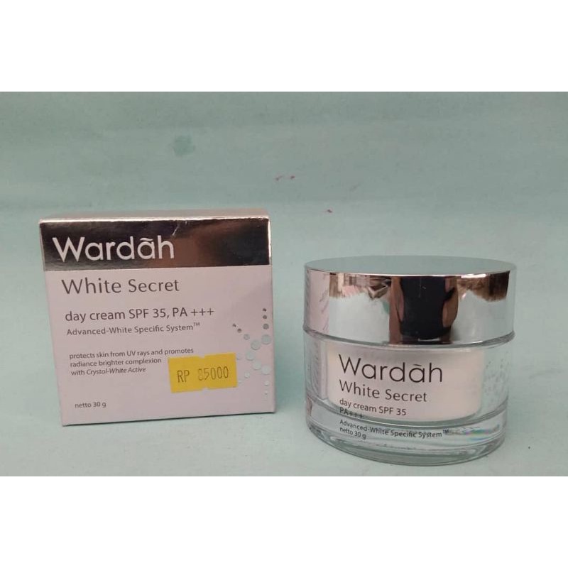 wardah white secret day cream