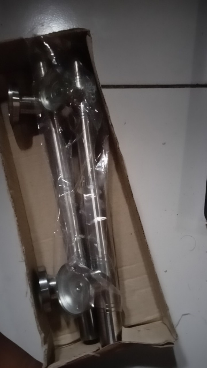 Handle Pintu Rumah Bulat 25 Cm Lis Dof Putih Tarikan Pintu Gagang Pintu Kunci Pintu 25 Cm Stainles