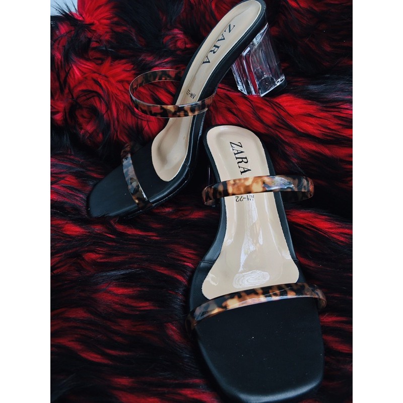 SANDAL ZARA HAK KACA WANITA