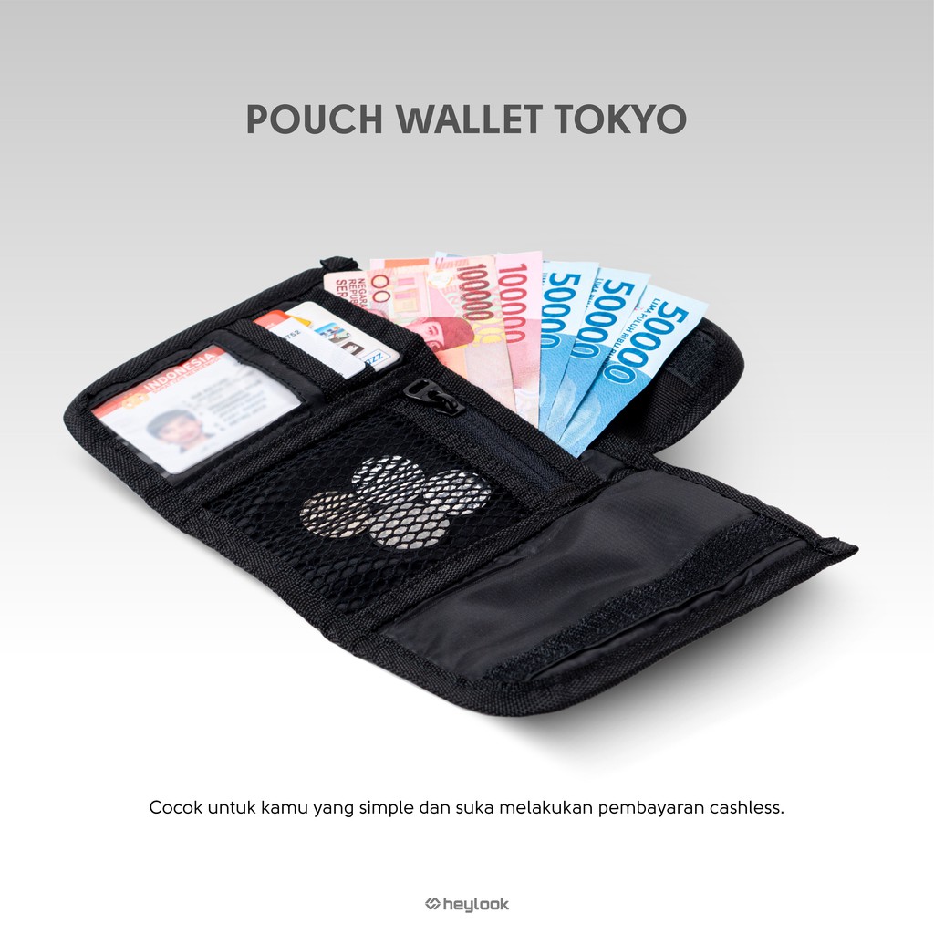 HEYLOOK Project - Sling Wallet TOKYO Waterproof Dompet Kartu Anti Air Sling Bag Wallet