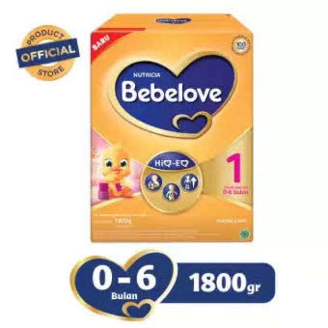 BEBELOVE 1 1800GR ( 0 - 6 BULAN )