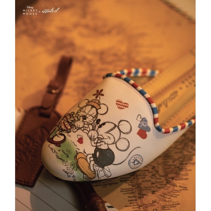 Ittaherl Dear Mickey Slipper Round Cloud Size 38