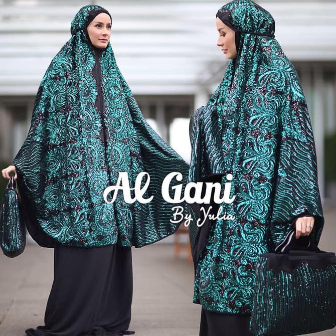 DISCOUNT MUKENA QONITA PAYET SQUIN TOSCA ORI BY AL GANI KEKINIAN MURAH GROSIR IMPORT ORIGINAL