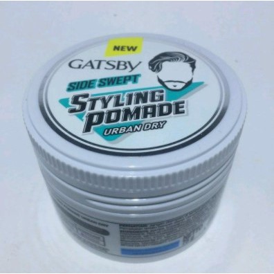 Minyak Rambut Pria Cowok gaya rambut side swept Tahan Lama ~ GATSBY Side Swept Styling Pomade 75g