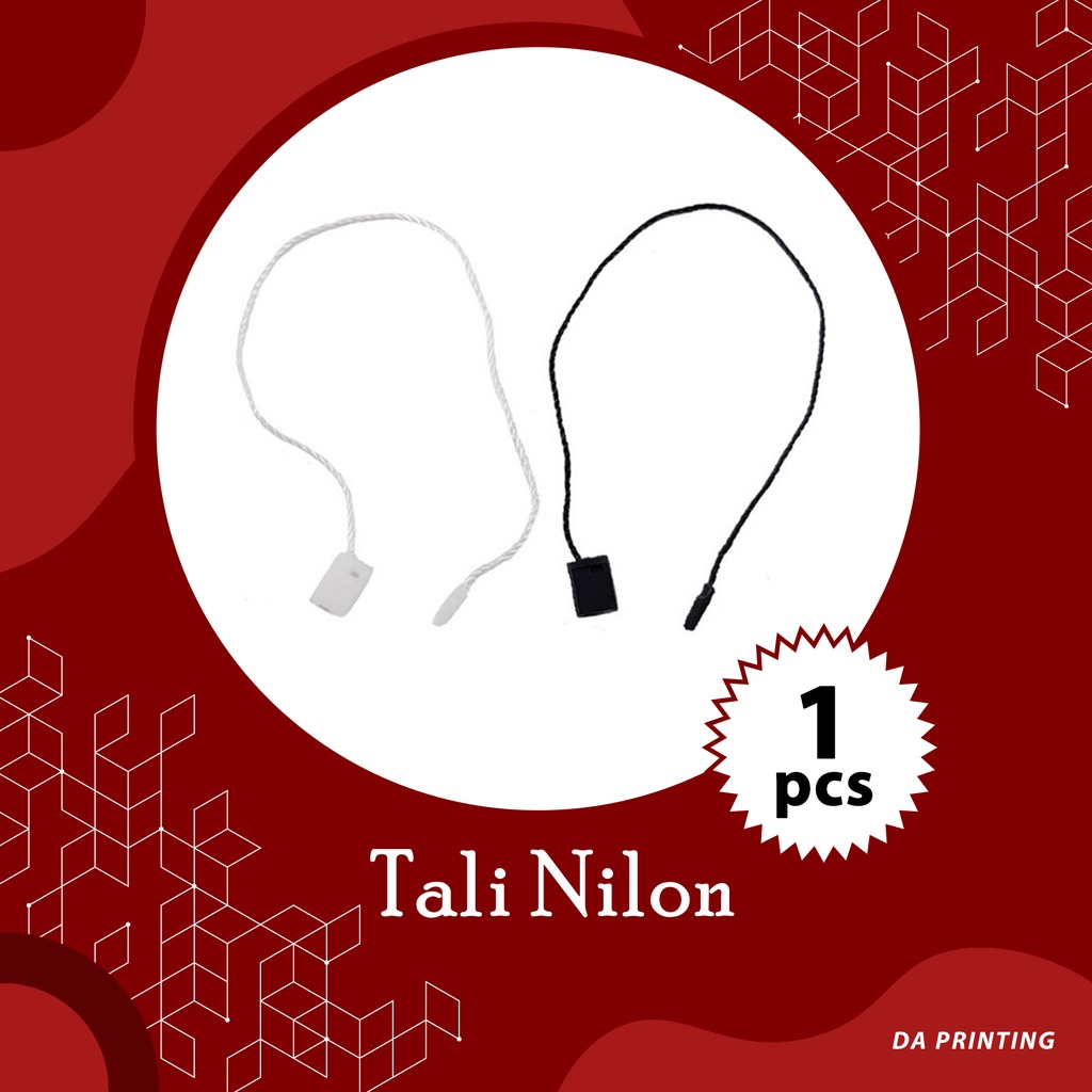 

[DA PRINTING] Tali Nilon Hangtag/ Loopin Nilon Hangtag Baju Olshop