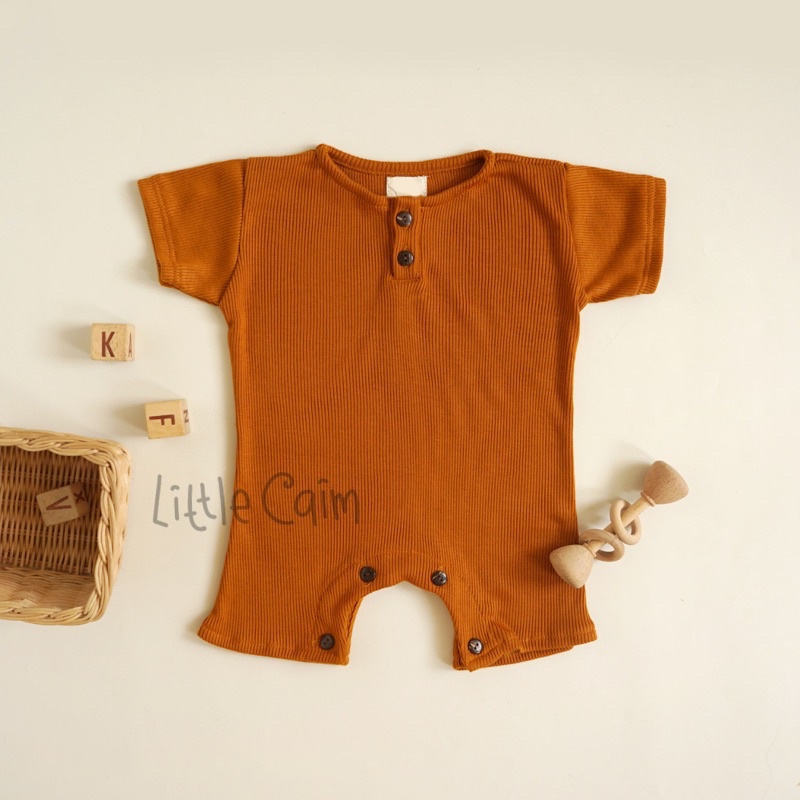 LITTLECAIM - BOO ROMPER | jumpsuit anak unisex