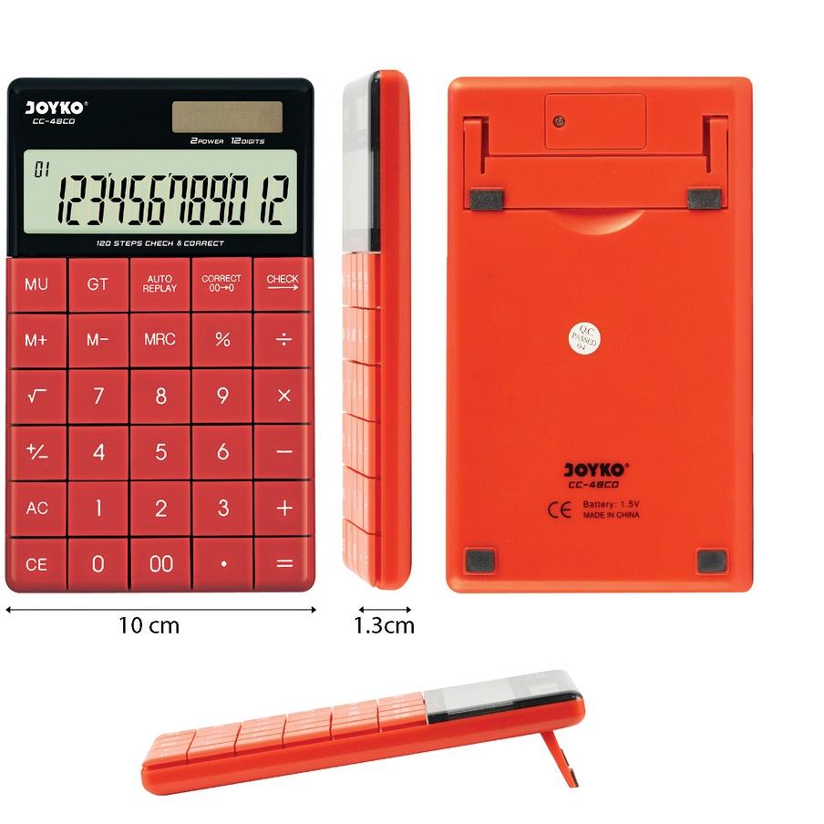 

Best Seller 12.12 Calculator Kalkulator Joyko CC-48CO 12 Digits Check Correct 에