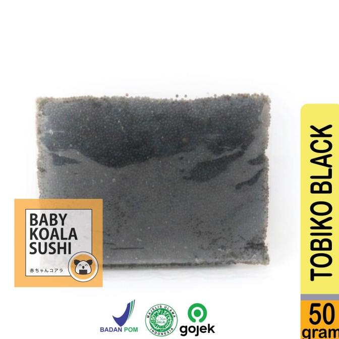 

Black Tobiko Caviar | Telur Ikan Hitam Fish Roe Sushi
