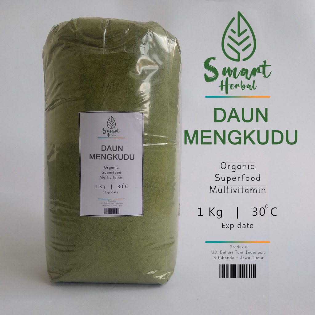 

BUBUK DAUN MENGKUDU 1 KG REMPAH HERBAL NUSANTARA