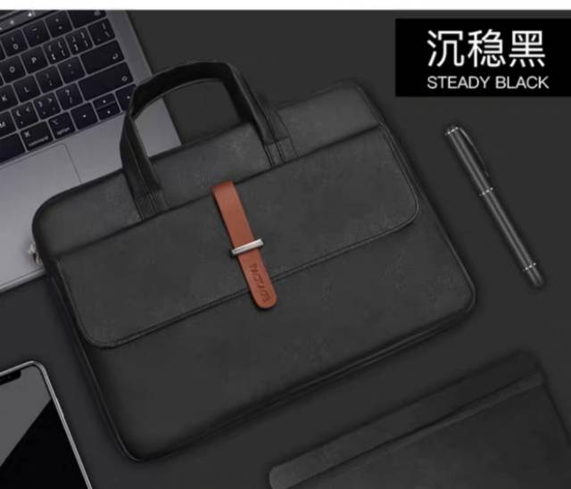 Tas Laptop Jinjing briefcase hitam 14inch