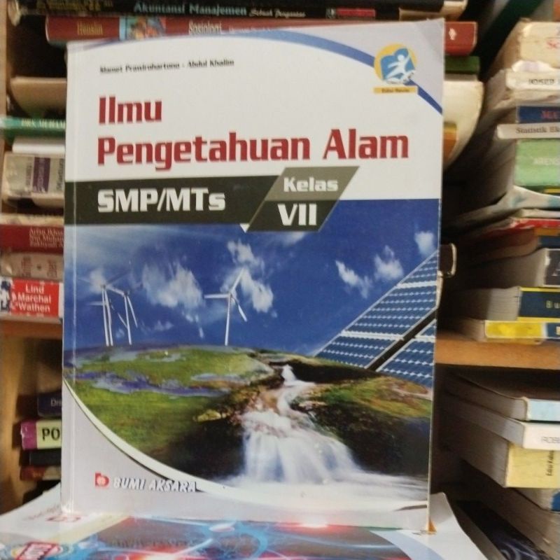 buku Ilmu Pengetahuan Alam/IPA kelas 7/1 smp bumi aksara