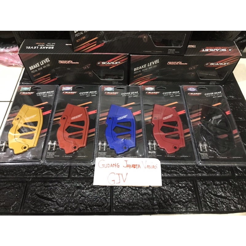 Cover gear WR155 Tutup Gear Yamaha WR155 Scarlet Full CNC