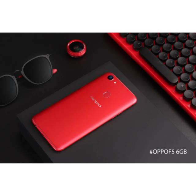 OPPO F5 Smartphone - Red [6 GB/64 GB] OPPO Indonesia