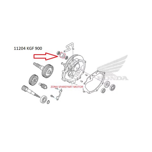 Sleeve ReaR Brake Cam BUSHING BUSH Tromol Belakang 11204 KGF 900 Honda MATIC AHM