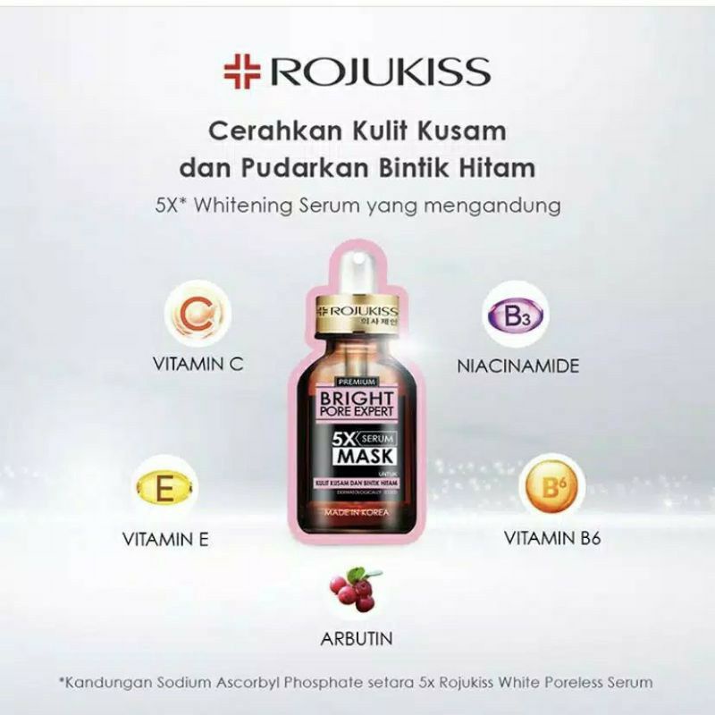 ROJUKISS 5x SERUM SHEETMASK 25ML