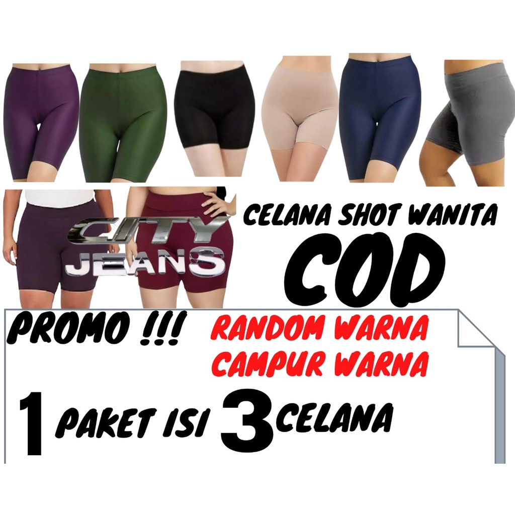 Celana dewasa  pendek wanita / PROMO ISI 1 PC SAMPAI 8 PC  / 1 PAKET ISI 8 PC /leging shot pendek3/4 (produk ready bisa langsung di order) BISA COD,-