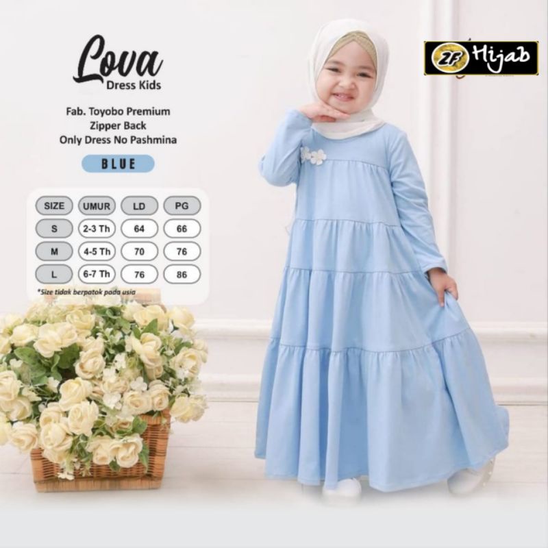 GAMIS LOVA KIDS BY ZF HIJAB