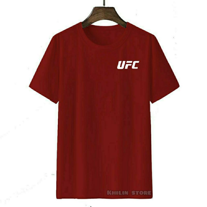 Kaos UFC Pria Wanita Dewasa baju kaos pria wanita dewasa Kaos distro premium kaos lengan pendek UFC pria wanita Unisex  cotton combed