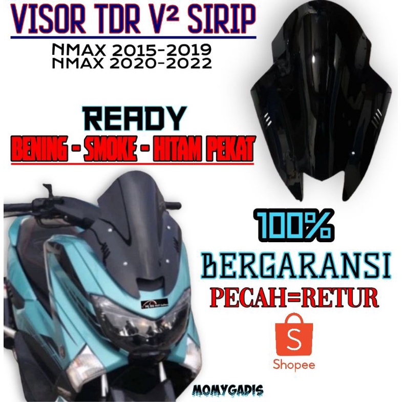 VISOR NMAX MODEL TDR  JENONG MODEL SECTBILL TEBAL - GRATIS BUBBLEWRAP