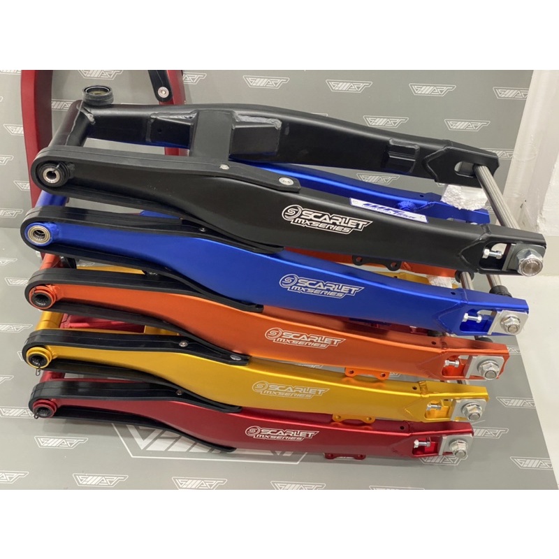 SWINGARM SCARLET KLX150 / CRF 150 / WR 155 / SWING ARM SCARLET PANJANG 60 DAN 66 CM