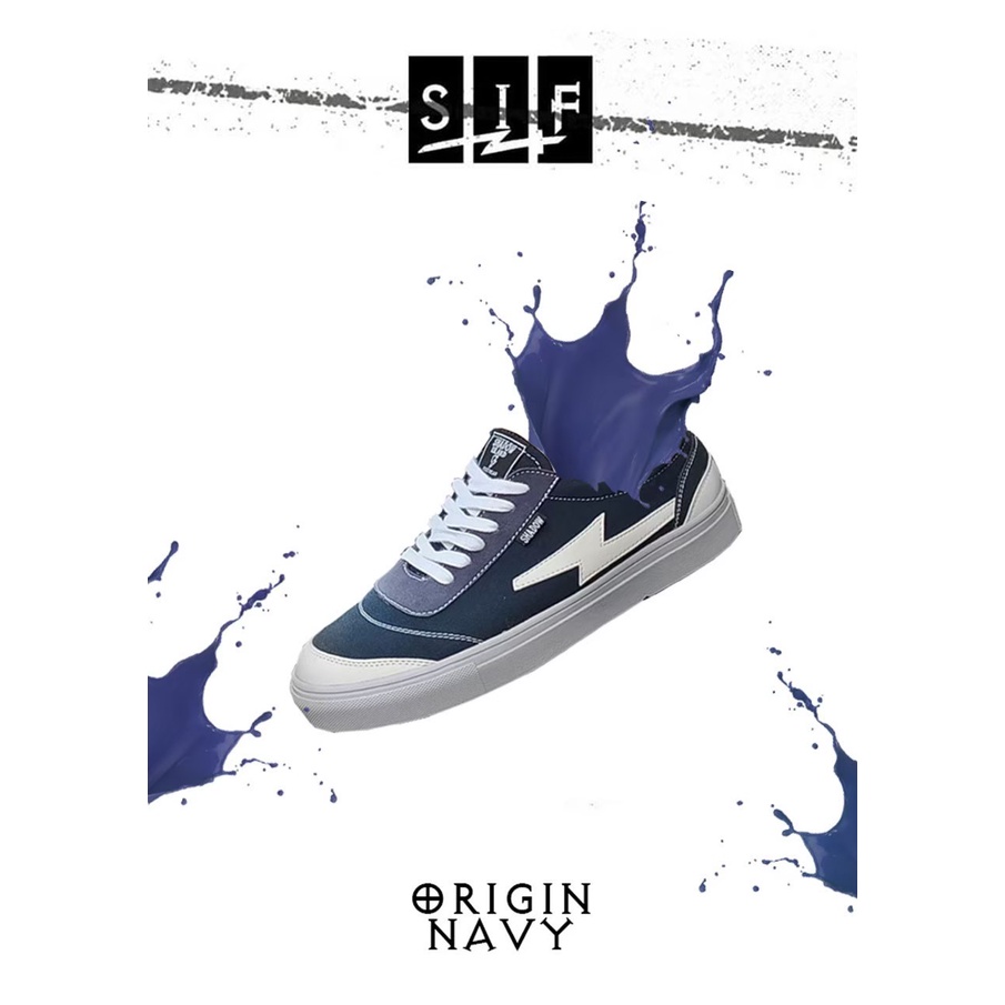 SEPATU SLIP-ON TALI LOW VULCANIZED DOUBLE POXING SLOP Sepatu Lokal Shoes Local Pride SIF Origin OS L