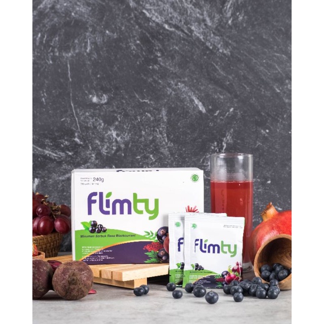 (Free Ongkir) Flimty Bandung 1 Box Rasa Blackcurrant isi 16 Sachet FlimtyBandung Original Flimty COD