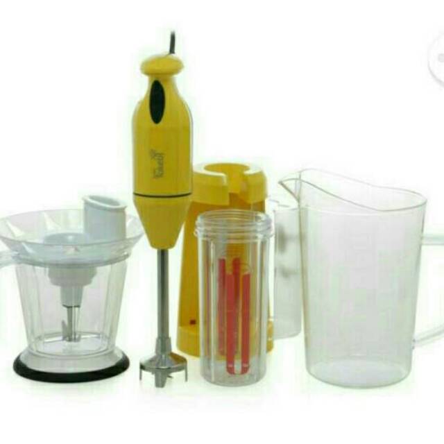 TOKEBI plus blender tangan warna merah / kuning