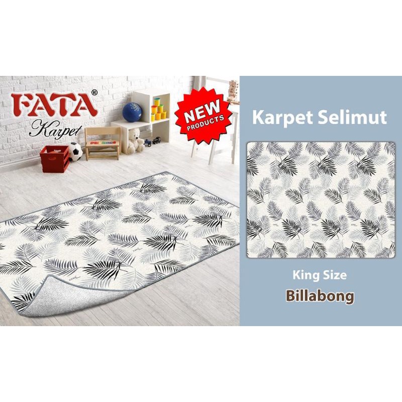Karpet Fata Karmut *Karpet Selimut Uk.190×190 Motif Bilabong