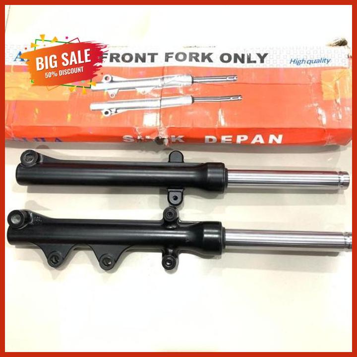 Lestari Motor2// Tabung Sok Depan Jupiter Mx King Komplit Termasuk As Sok Dan Sil Sok
