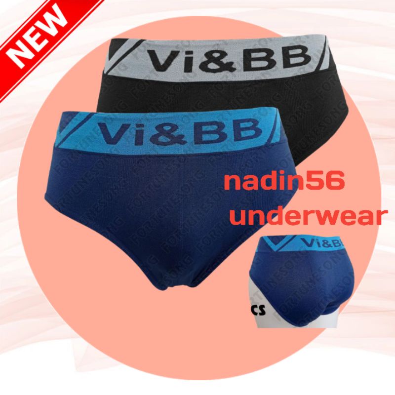 [6pcs] Celana dalam Pria | Celana dalam Vi&bb Rajut Segitiga