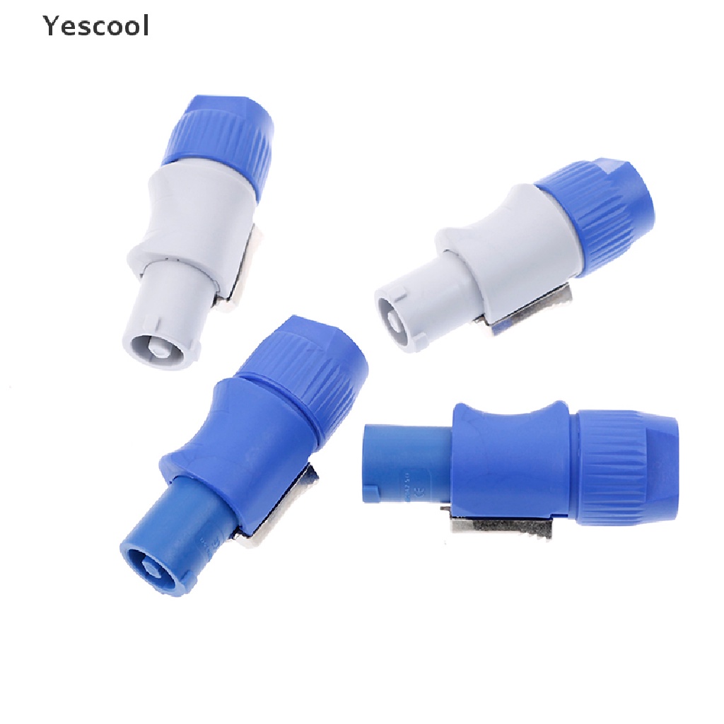 Yescool 10pcs NAC3FCA Speakon Plug Konektor Powercon 3 PIN Male 20A 250V AC