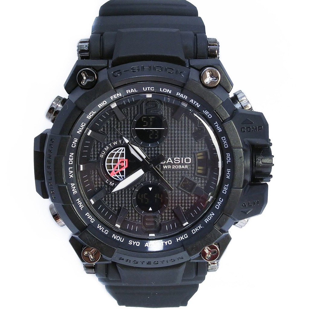 COD Jam tangan Doubletime Pria G-Shock JG - 2052 Globe