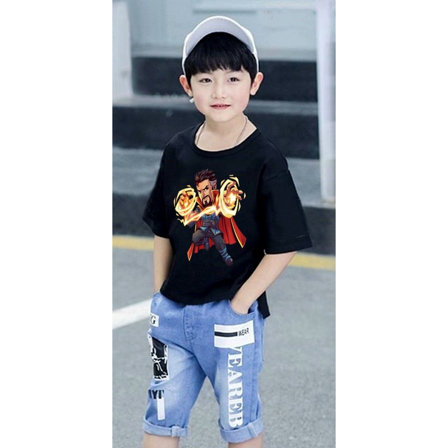 K_YA / KAOS ANAK LAKI LAKI / BAJU ATASAN ANAK / DOKTER STRAINGER / Kaos Anak Laki-Laki Umur 1 Tahun 