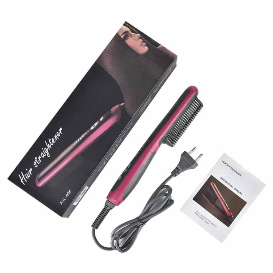 ASL-908 Catok Sisir Pelurus Rambut Fast Hair Straightener