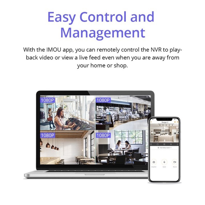 Imou NVR Recorder Wireless 8 Chanel ONVIF Garansi Resmi